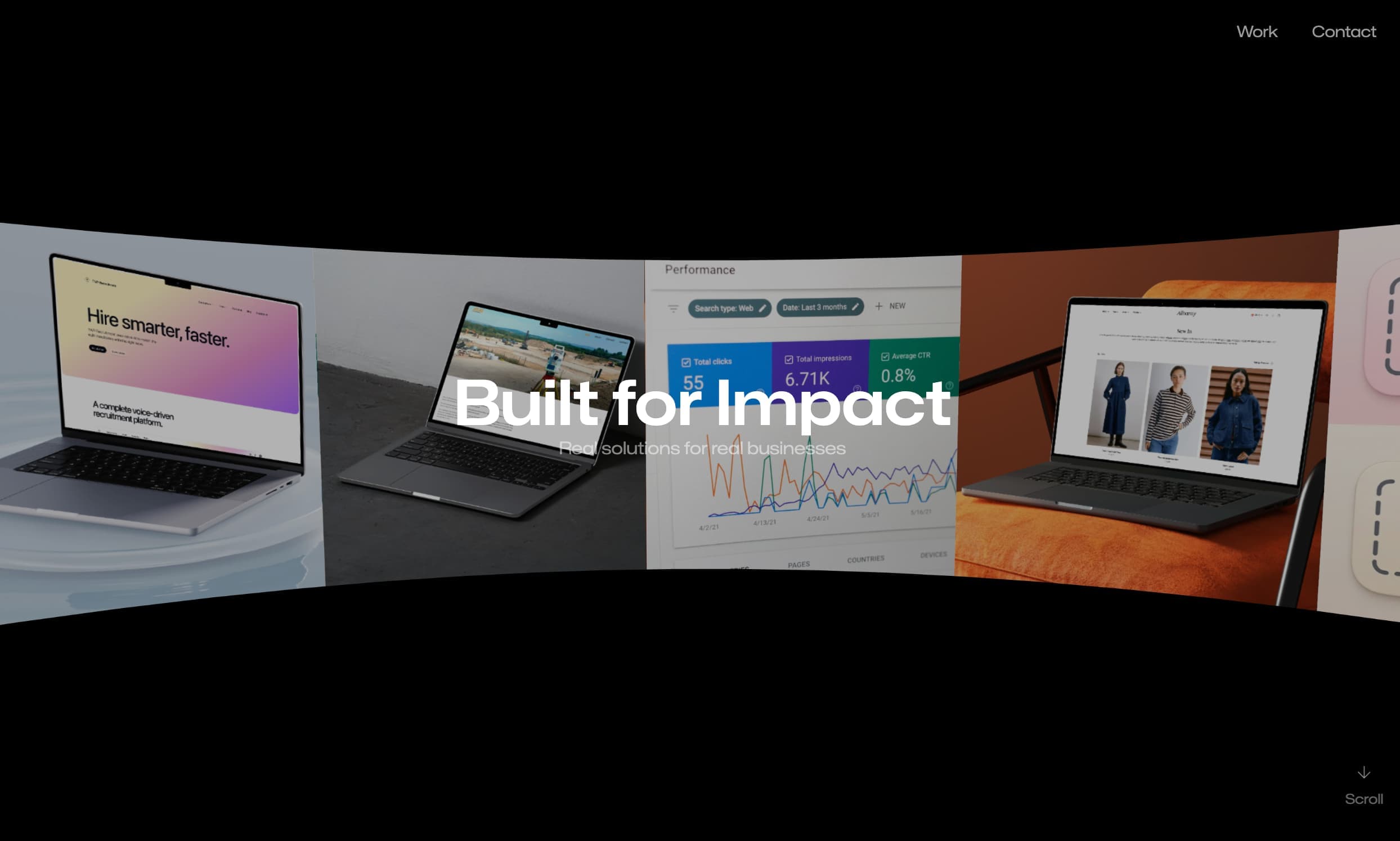Cinematic 3D Scroll Animation Portfolio